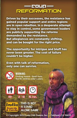 Indie Boards and Cards Coup Rebellion G54 Anarchy Game for 168 months to 12000 months in Kuwait