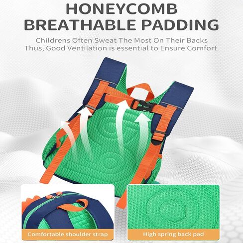 Preschool Backpack with Anti-Lost Harness Toddler Backpack School Bag 3D Cartoon Lunch Backpack for Toddler Girls 1-4 Years(Butterfly) in Kuwait