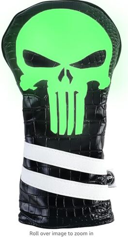 Golf Club Covers Glow in The Dark Club Covers Fairway Wood Club Covers Hybrid Club Covers Leather Mallet Putter Covers Blade Club Covers Golf Club Head Covers Suitable for Most Brands in Saudi Arabia