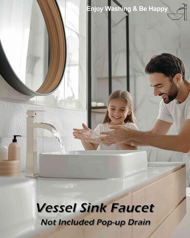 Black Tall Bathroom Faucet Single Hole Waterfall Bathroom Faucets, 12 Inch Bathroom Faucet for Vessel Sink, Brass Farmhouse Bathroom Sink Faucet Single Handle Bowl Sink Faucet, No Pop-Up Drain in Saudi Arabia