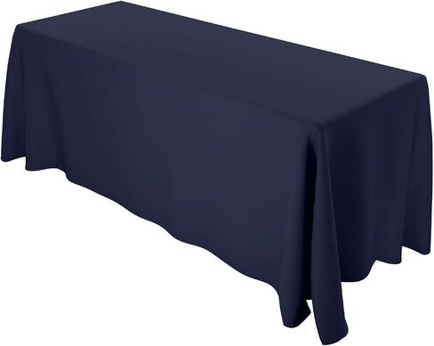 SourceOne.org Deluxe Stretch Fit Tableroths 6 Foot in Blue Black Red & White (Stretch ، Burgundy) in Saudi Arabia