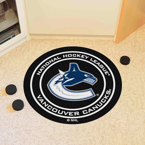 FANMATS - 10285 NHL Vancouver Canucks سجادة هوكي وجه نايلون بقطر 27 بوصة in Saudi Arabia