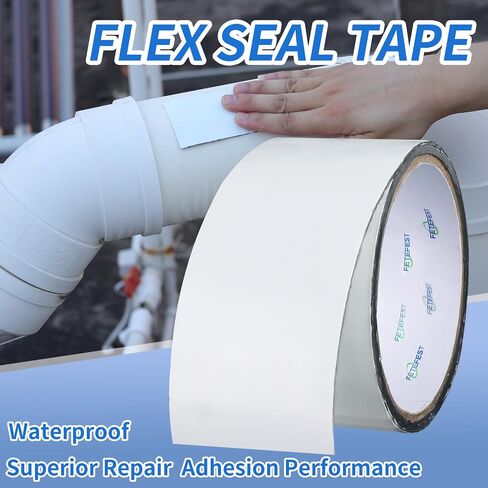 Waterproof Repair Tape, Seal Tape, Heavy Duty, All Weather and Under Water Application, Temperature and UV Resistant - (Black 2 inch x 5ft) in Saudi Arabia