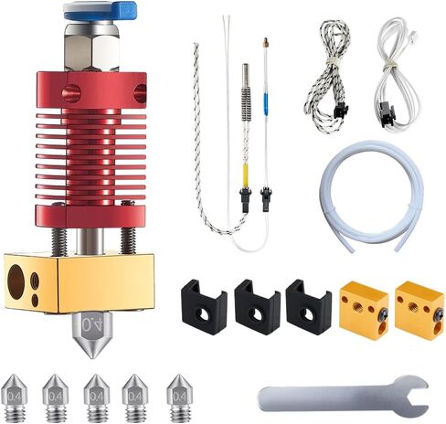 ترقية Ender 3 Hotend لجميع المعادن: قلب تسخين سيراميك Hotend 24V 60W CHC متوافق مع Ender-3 V2/ 3 Pro/Max/ 5 Pro/Plus/ 6 / CR-10 استبدال مجموعة النهاية الساخنة in Kuwait