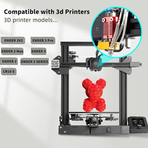 ترقية Ender 3 Hotend لجميع المعادن: قلب تسخين سيراميك Hotend 24V 60W CHC متوافق مع Ender-3 V2/ 3 Pro/Max/ 5 Pro/Plus/ 6 / CR-10 استبدال مجموعة النهاية الساخنة in Kuwait