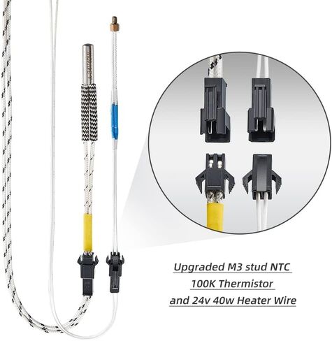 ترقية Ender 3 Hotend لجميع المعادن: قلب تسخين سيراميك Hotend 24V 60W CHC متوافق مع Ender-3 V2/ 3 Pro/Max/ 5 Pro/Plus/ 6 / CR-10 استبدال مجموعة النهاية الساخنة in Kuwait
