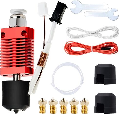 ترقية Ender 3 Hotend لجميع المعادن: قلب تسخين سيراميك Hotend 24V 60W CHC متوافق مع Ender-3 V2/ 3 Pro/Max/ 5 Pro/Plus/ 6 / CR-10 استبدال مجموعة النهاية الساخنة in Kuwait