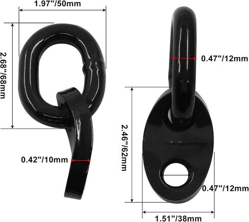 BokWin 4 Pack 7100 Lifting Bracket Lifting Hooks,Orange Heavy-Duty Engine Lift Bracket Lifting Ring in Saudi Arabia