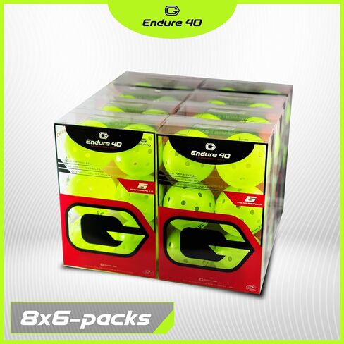 Endure 40 Pickleball Balls | Tournament Ball | USA Pickleball Approved in Saudi Arabia