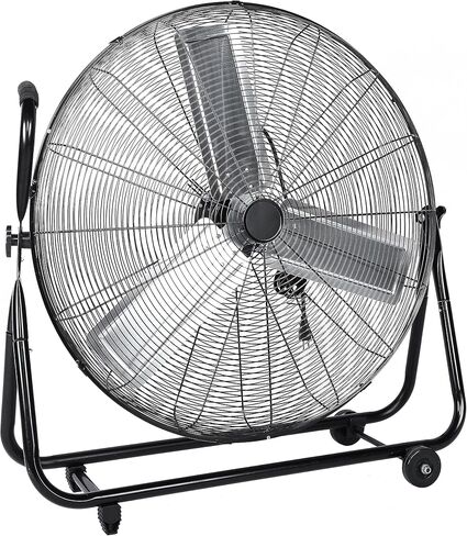 Simple Deluxe 18 Inch 3-Speed High Velocity Heavy Duty Metal Industrial Floor Fan for Warehouse, Workshop, Factory and Basement, Black, 1 Pack in Saudi Arabia