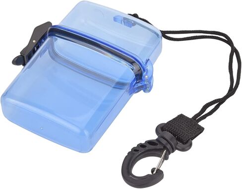 Diving Dry Boxes Diving, Dry Box, Plastic Transparent Underwater Kayak Sealing Box with Rope Hook for Surfing Canoe Kayak in Kuwait
