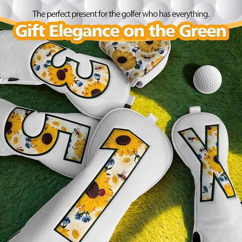 Putter Cover Mallet with Strong Magnetic Closure, Wootfairy Golf Club Cover Waterproof Leather Putter Head Cover Golf Headcovers Compatible with Taylormade Odyssey and More Brand (Funny Mole) in Saudi Arabia