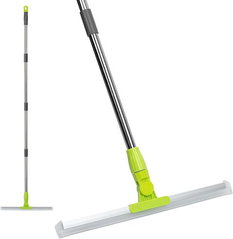 MAVRIZ Air Broom with Removable Rubber Strip and Broom Bristle, Silicone Broom for Indoor Cleaning, Multifunctional Floor Squeegee for Dust, Hair, Liquids in Saudi Arabia