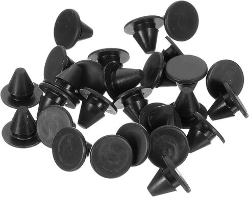 uxcell 38Pcs Silicone Plugs, Rubber Round Snap in Locking Hole Plug for 5-5.5mm Hole, Hole Stoppers Waterproof Hole Plug for Metal Tube, Furniture End Caps Inserts, Grey in Kuwait