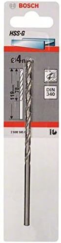 Bosch 2608595677 Metal Drill Bit Hss-G Din 340 3, 2x6mm in Saudi Arabia