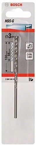 Bosch 2608595677 Metal Drill Bit Hss-G Din 340 3, 2x6mm in Saudi Arabia