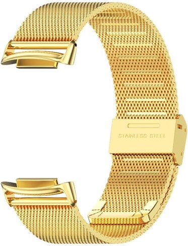 MIJOBS Metal Bands for Fitbit Charge 6 & Fitbit Charge 5, Stainless Steel Strap Adjustable Replacement Wristbands for Charge 6 Women Men in Saudi Arabia