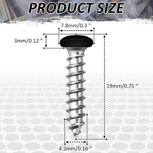 120 Pack #6 x 3/4" Phillips pan Head Sheet Metal Screws, Zinc Plated, White Heads in Saudi Arabia