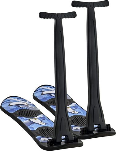Superio Kids Snow Scooter Sled Pack of 2 Includes Black and Blue. in Saudi Arabia