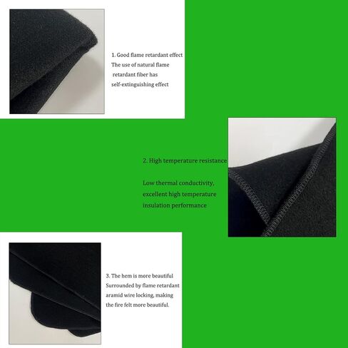 30cm*30cm Welding Blanket Fireproof Mat Anti Fire Pad Heat Insulation Carbon Felt Ground Table Flame Retardant Protective Pad in Saudi Arabia