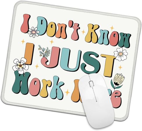 I'm Not Arguing I'm Just Explaining Square Mouse Pad, Non-Slip Rubber Base Mouse Mat for Office Home Work Game Study, Funny Sarcastic Gifts, Funny Office Mouse Pad for Man Woman Boss Coworker in Kuwait