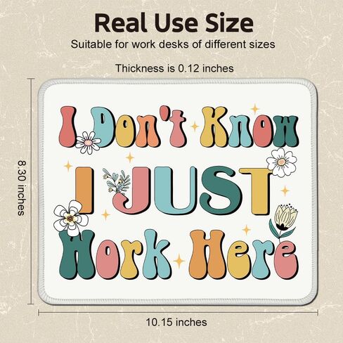 I'm Not Arguing I'm Just Explaining Square Mouse Pad, Non-Slip Rubber Base Mouse Mat for Office Home Work Game Study, Funny Sarcastic Gifts, Funny Office Mouse Pad for Man Woman Boss Coworker in Kuwait