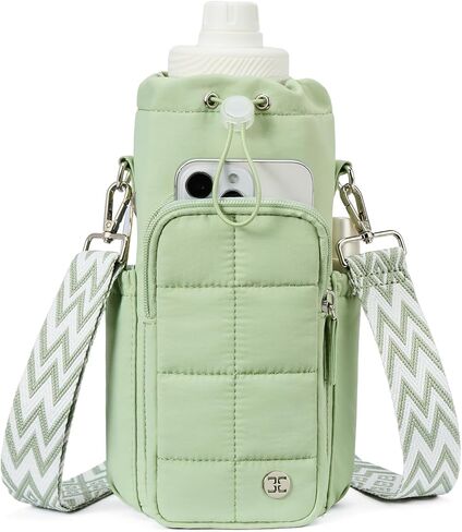 Telena Water Bottle Holder with Strap 40 oz Crossbody Water Bottle Bags for Women Men Walking, Running in Kuwait