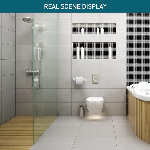 Toilet Paper Holder Brushed Nickel Metal Bathroom Flexible Pivoting Large Tissue Roll Handle on Wall Mounted, SUS 304 Stainless Steel Adjustable Toilet TP Mega Roll Holder Modern in Saudi Arabia
