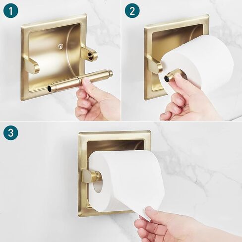 Toilet Paper Holder Brushed Nickel Metal Bathroom Flexible Pivoting Large Tissue Roll Handle on Wall Mounted, SUS 304 Stainless Steel Adjustable Toilet TP Mega Roll Holder Modern in Saudi Arabia