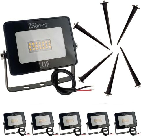 2 Pack 20W Cool White LED Floodlight Outdoor Waterproof IP65, Wall Security Landscape Flood Light Lamp, Home, Square, Yard, Garage, Street, Pathway, Low Voltage 12V 24V 36V 48V 60V DC AC in Saudi Arabia
