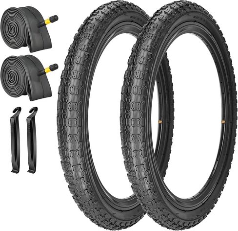 SIMEIQI 2 Pack Bike Tires and Tubes BMX for Kids 12.5"/14"/16"/ 20"x2.125" Compatible with 12.5"/14"/16"/ 20"x1.75"/2.125" Replacement Bike Tires for BMX Trail Commuter City Pavement Bicycles in Saudi Arabia