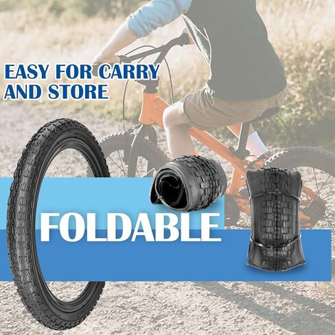 SIMEIQI 2 Pack Bike Tires and Tubes BMX for Kids 12.5"/14"/16"/ 20"x2.125" Compatible with 12.5"/14"/16"/ 20"x1.75"/2.125" Replacement Bike Tires for BMX Trail Commuter City Pavement Bicycles in Saudi Arabia