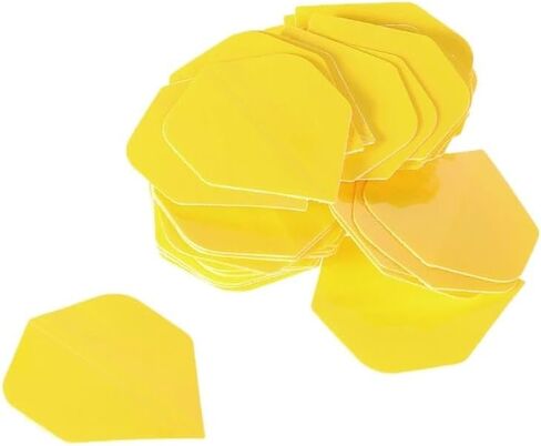 Dartfellas Bulk 50 Pack Durable Standard Dart Flights, 75 Micron (50 Total Flights), for Steel & Soft Tip Darts in Saudi Arabia