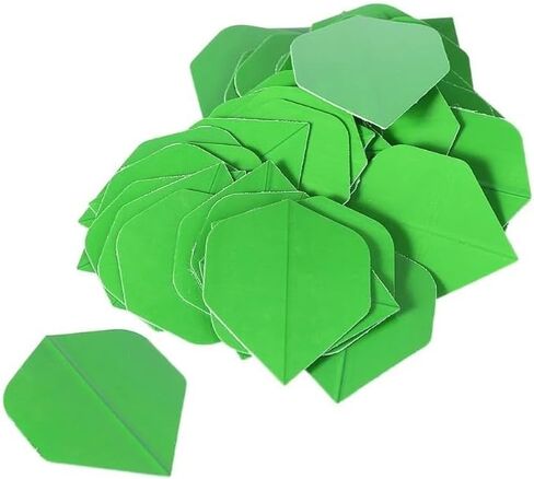 Dartfellas Bulk 50 Pack Durable Standard Dart Flights, 75 Micron (50 Total Flights), for Steel & Soft Tip Darts in Kuwait