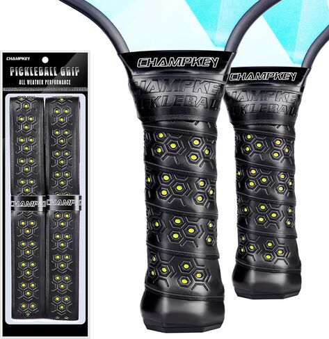CHAMPKEY Professional Pickleball Paddle Grip Tape 2 Pack - All Weather Performance Pickleball Racket Grip - Improve The Feel and Convergence Characteristics in Saudi Arabia