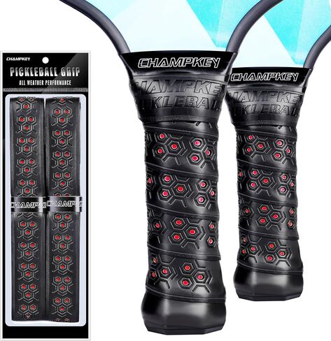 CHAMPKEY Professional Pickleball Paddle Grip Tape 2 Pack - All Weather Performance Pickleball Racket Grip - Improve The Feel and Convergence Characteristics in Saudi Arabia