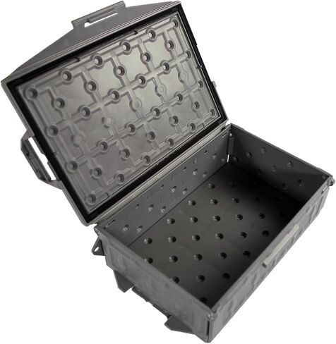 مجموعة YakAttack TracPak Combo Kit، مجموعة مكونة من صندوقين لتخزين معدات الصيد مع قاعدة تثبيت على المسار، سفينة حربية رمادية (SSO-1002-BG) | ملحقات صيد الكاياك in Saudi Arabia