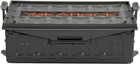 مجموعة YakAttack TracPak Combo Kit، مجموعة مكونة من صندوقين لتخزين معدات الصيد مع قاعدة تثبيت على المسار، سفينة حربية رمادية (SSO-1002-BG) | ملحقات صيد الكاياك in Saudi Arabia