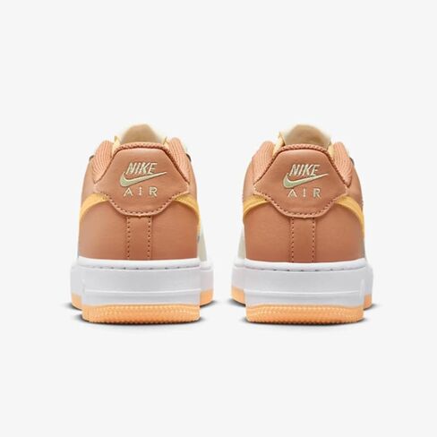Nike Air Force 1 Big Kids' Shoes (CT3839-108, White/White/Black/Honeydew) Size 6 in Saudi Arabia