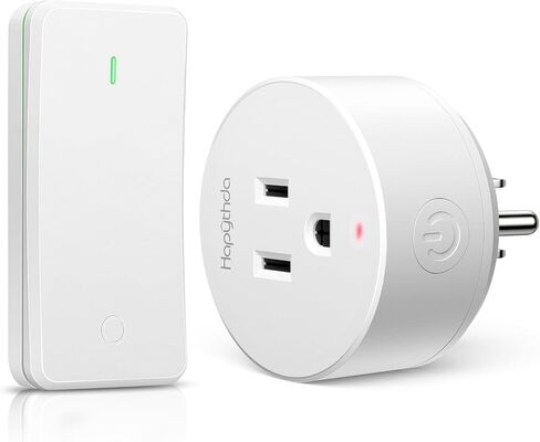 Remote Control Outlet, Buckle Design Removable Wireless Wall Mounted Light Switch, 300 ft 15A 1500W, No Wiring Electrical Remote Outlet for Appliance in Saudi Arabia