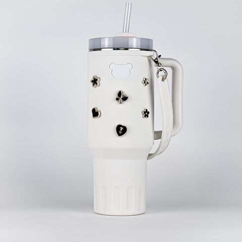 Charms Water Bottle Silicone Sleeve Decorations in Saudi Arabia