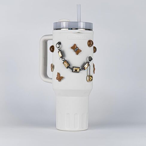 Charms Water Bottle Silicone Sleeve Decorations in Saudi Arabia