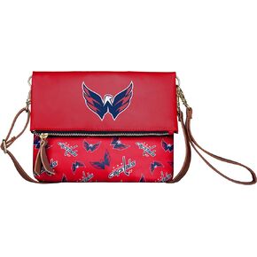 FOCO Womens NHL Team Logo Printed Collection Foldover Tote Bag