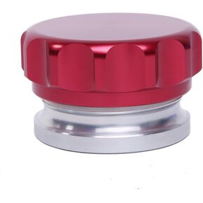 1.5inches Aluminium Alloy Fuel Cap Weld On Filler Neck And Oil Tank Cap Red Color (1.5inch)