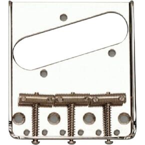 Allparts TB-0020-L01 Left Handed Nickel Vintage 3 Saddle Bridge for Telecaster