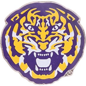 Louisiana State University Lapel Pins LSU Pin Tigers Geaux Logo Enamel Made of Metal (Pin B)
