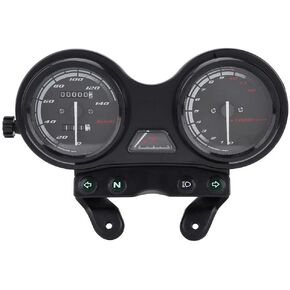 KIMISS DC 12V Motorcycle Speedometer, 12000RPM Digital LCD Odometer Speedometer for YBR 125