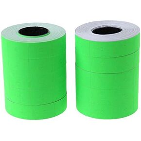 21MM x12MM Price Label Stickers Price Gun Labels Pricemarker Labels Labeller Paper Tag Fit for M5500, MX5500, etc (10 Rolls, Yellow)