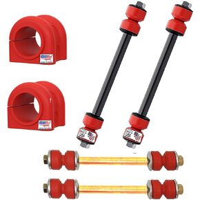 6PC Front and Rear Sway Bar Links + Front Bushings FOR 2002-2005 FORD EXPLORER MOUNTAINEER 27MM BAR
