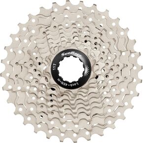 SunRace Unisex's CSRS1 Cassette, Silver, 11-32T